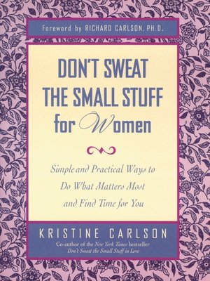cover image of Don't Sweat the Small Stuff for Women